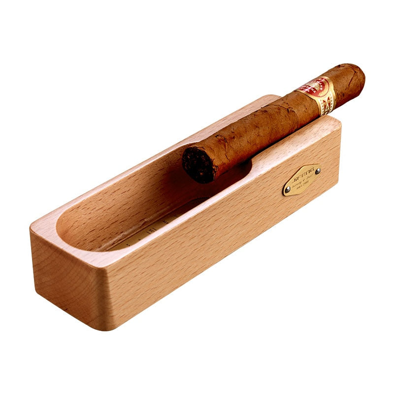 Cigar ashtray solid wood