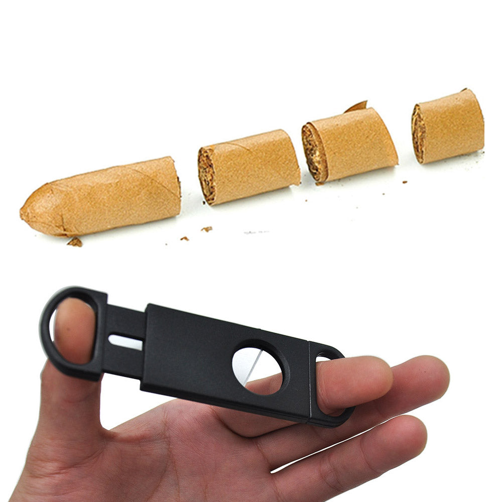 FOCUS Plastic Guillotine Double Blade Cigar Cutter