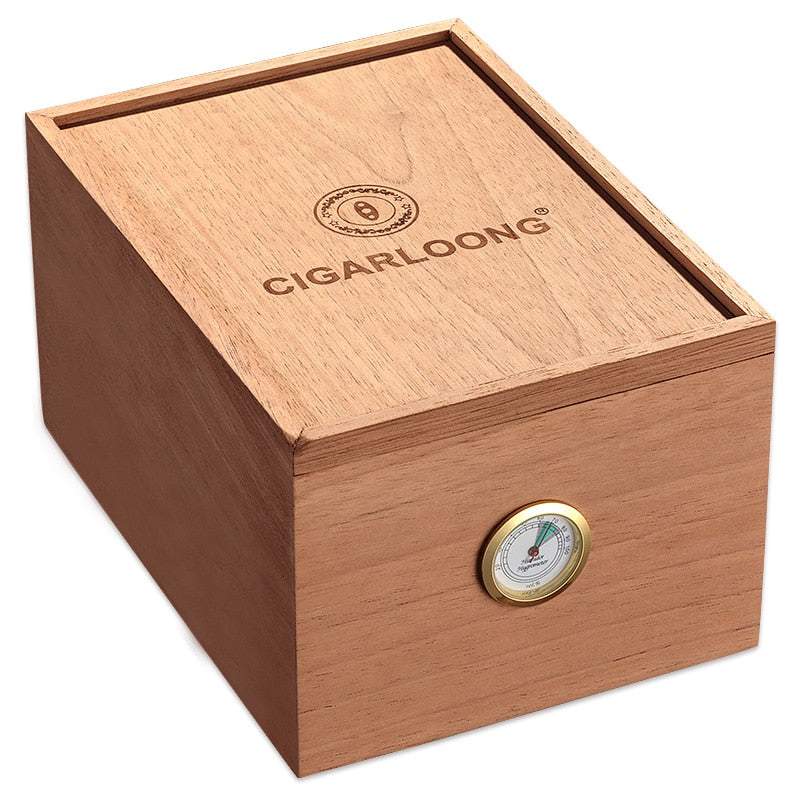 Humidor Cedar Wood Large Capacity Cigar Moisturizer Box/Cabinet