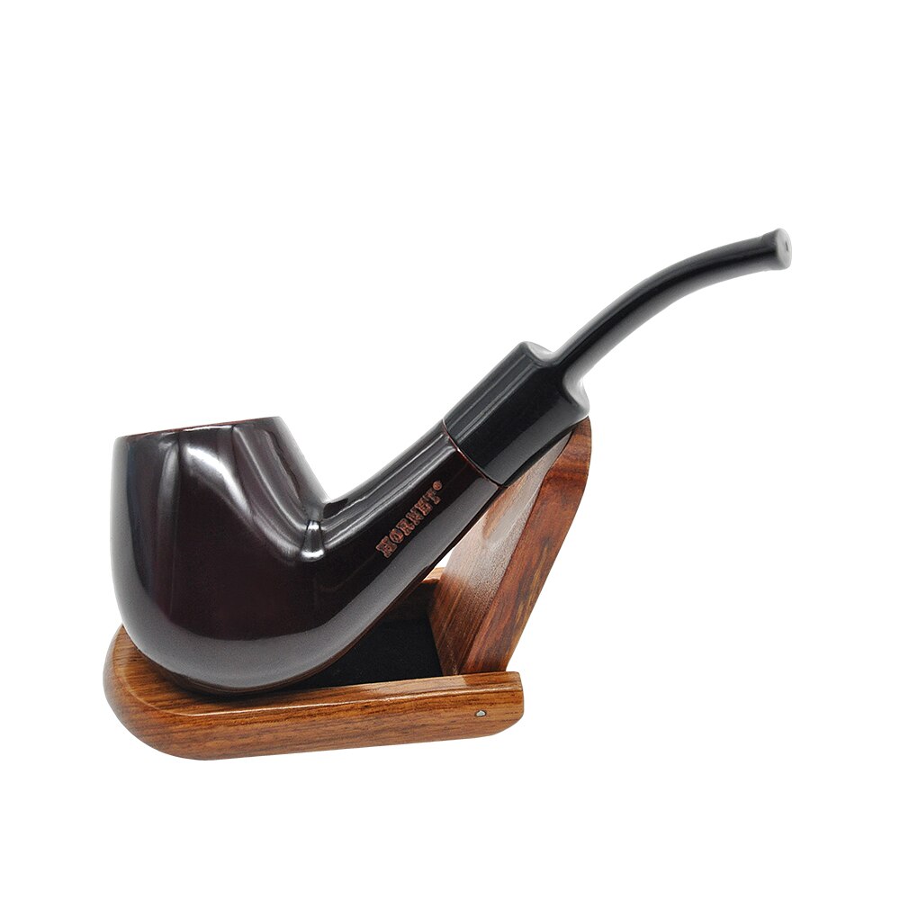 Natural-Wood Classic Simple Wooden Pipe