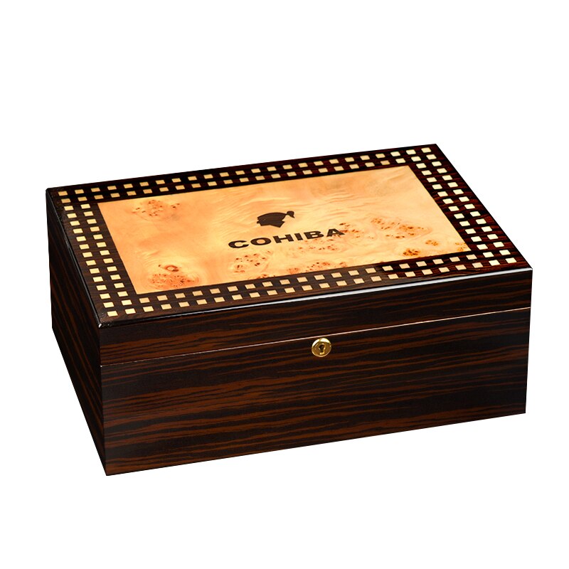 CIGARLOONG Cigar Box Solid wood Moisturizing Box
